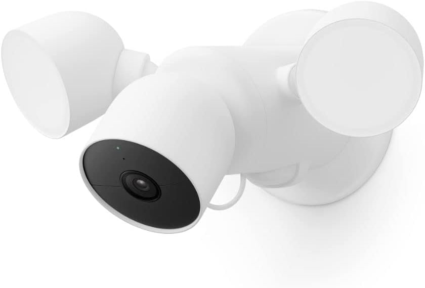 Google Nest Cam 附泛光燈 - 戶外相機